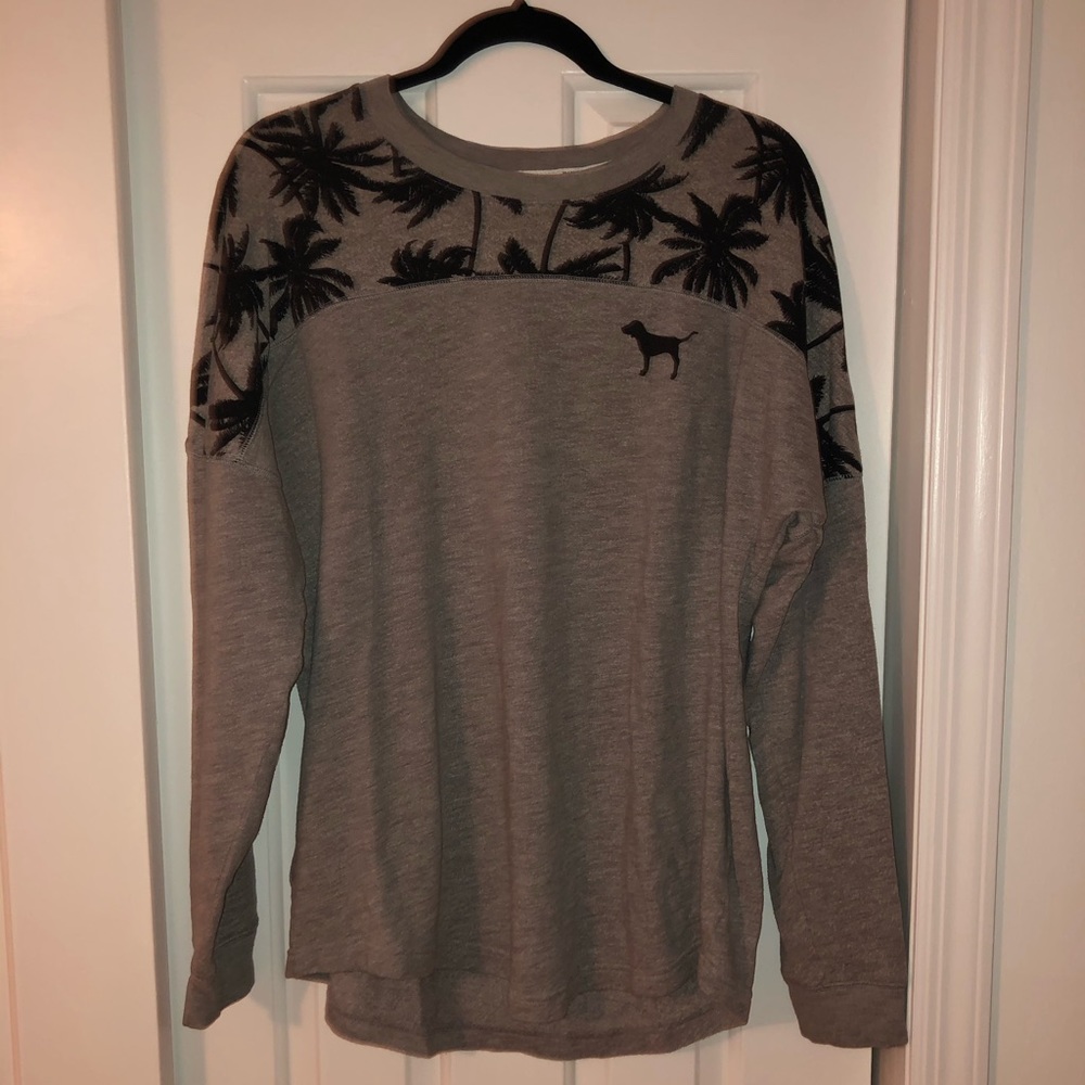 Gray Victoria's Secret PINK Long Sleeve